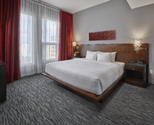 Matrix Hotel Bedroom image showing the sleeping area